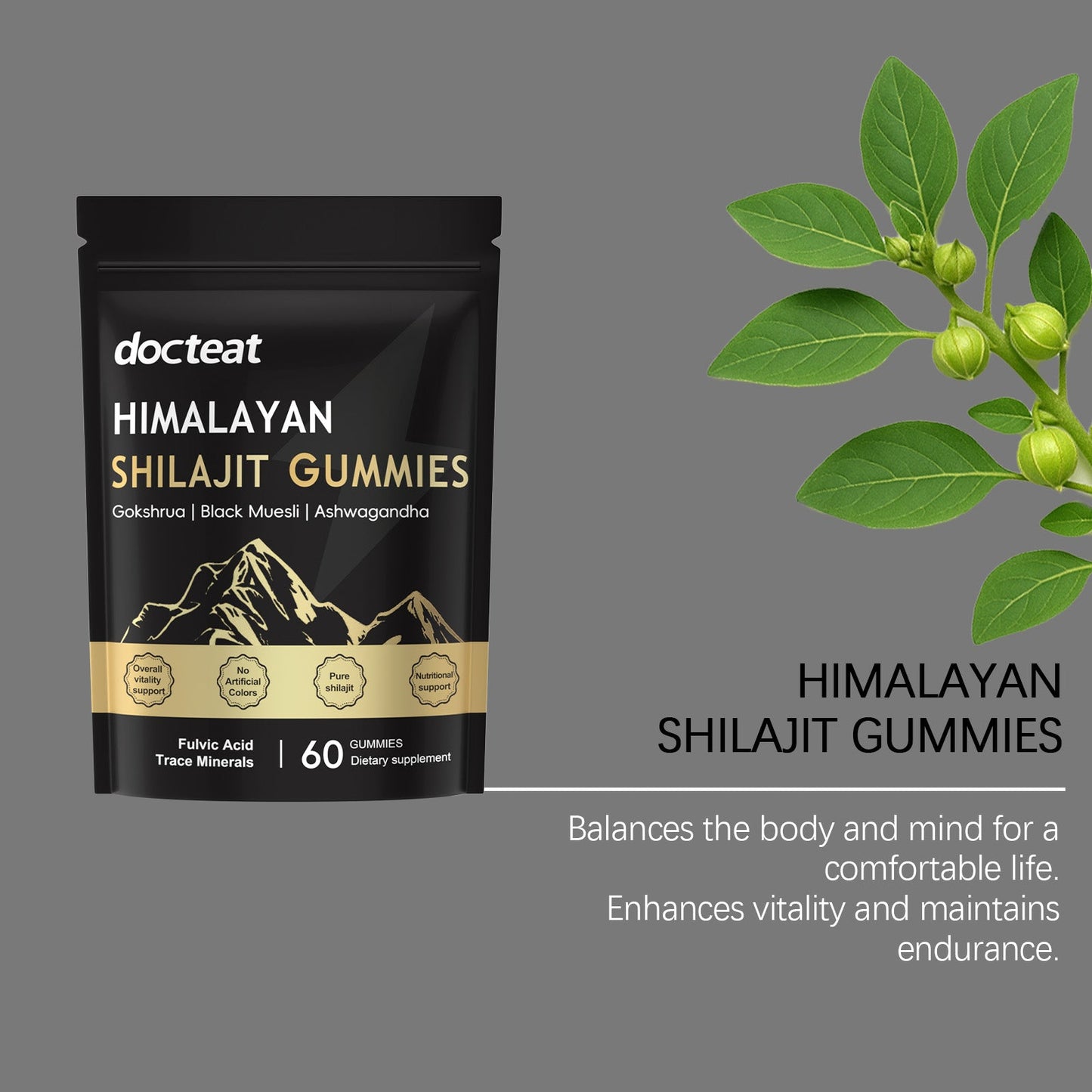 Docteat Xilaizhi Soft Candy Daily care to help boost physical energy and vitality, supporting supplements