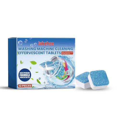 Jakehoe Washing machine cleaning tablets Laundry tub cleaning tablets for removing dirt, odors, and leaving a fresh scent