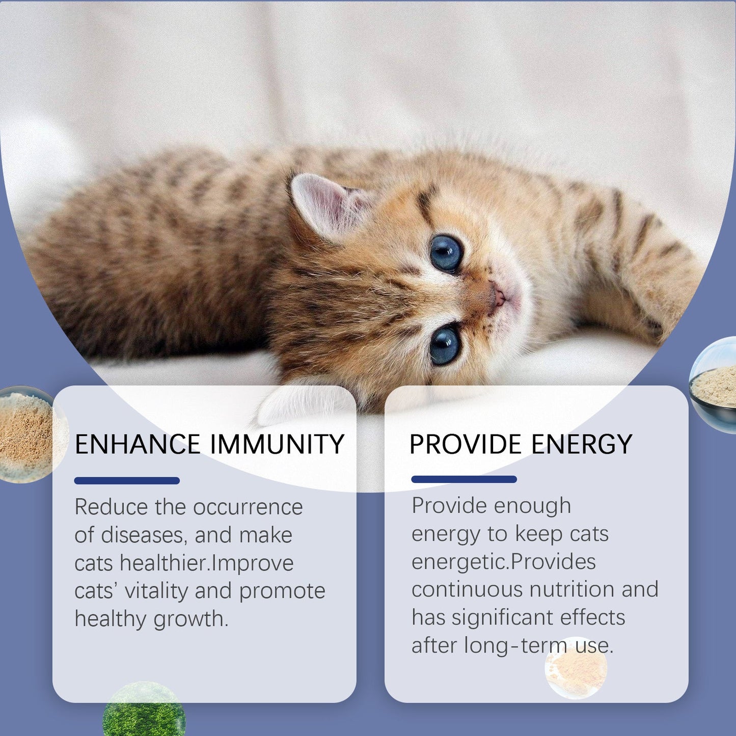 Yegbong Tear stain remover for cats Pet nutritional supplement for cats, tear stain remover tablets to moisturize the eyes