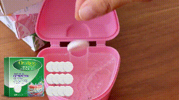 Oralhoe Denture cleaning tablets Cleaning and care, freshening, removing tooth stains, gentle care for braces and dentures, cleaning tablets