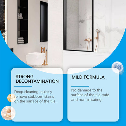 Jue-Fish Tile cleaning effervescent tablets Toilet and sink wall tile stain remover, descaler, and brightening cleaning tablets