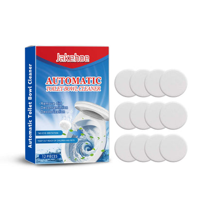 Jakehoe Toilet cleaning effervescent tablets Toilet cleaner removes odors, removes scale and yellowing, and provides long-lasting fresh air