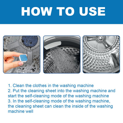 Jaysuing Washing machine deep cleaning tablets Drum-type washing machine water tank dirt cleaning and deodorizing cleaning tablets
