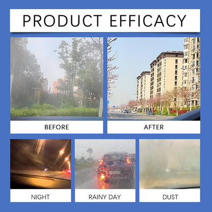 Homonth Car windshield cleaning tablets Car window anti-rain, waterproof, anti-fog glass cleaning effervescent tablets