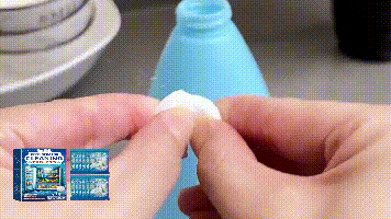 Jue-Fish Refrigerator cleaning effervescent tablets Kitchen refrigerator cleaning tablets for removing grease and odors, multi-purpose cleaning tablets