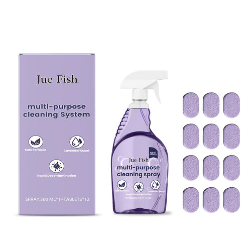 Jue Fish Multi-purpose stain remover and cleaner Easy-to-use multi-purpose cleaner for cleaning grease and stains on kitchen stoves and utensils