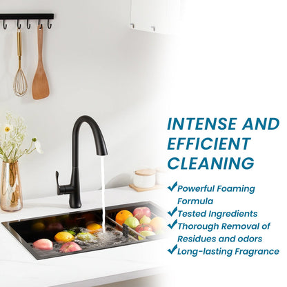 Jue-Fish Sink cleaning tablets Kitchen sink cleaning tablets for removing stains, grease, and unclogging pipes
