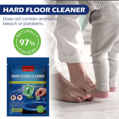 Jue-Fish Hard Floor Cleaning Beads Floor cleaner for stains, with fragrance, polishing and brightening effect, tile cleaner