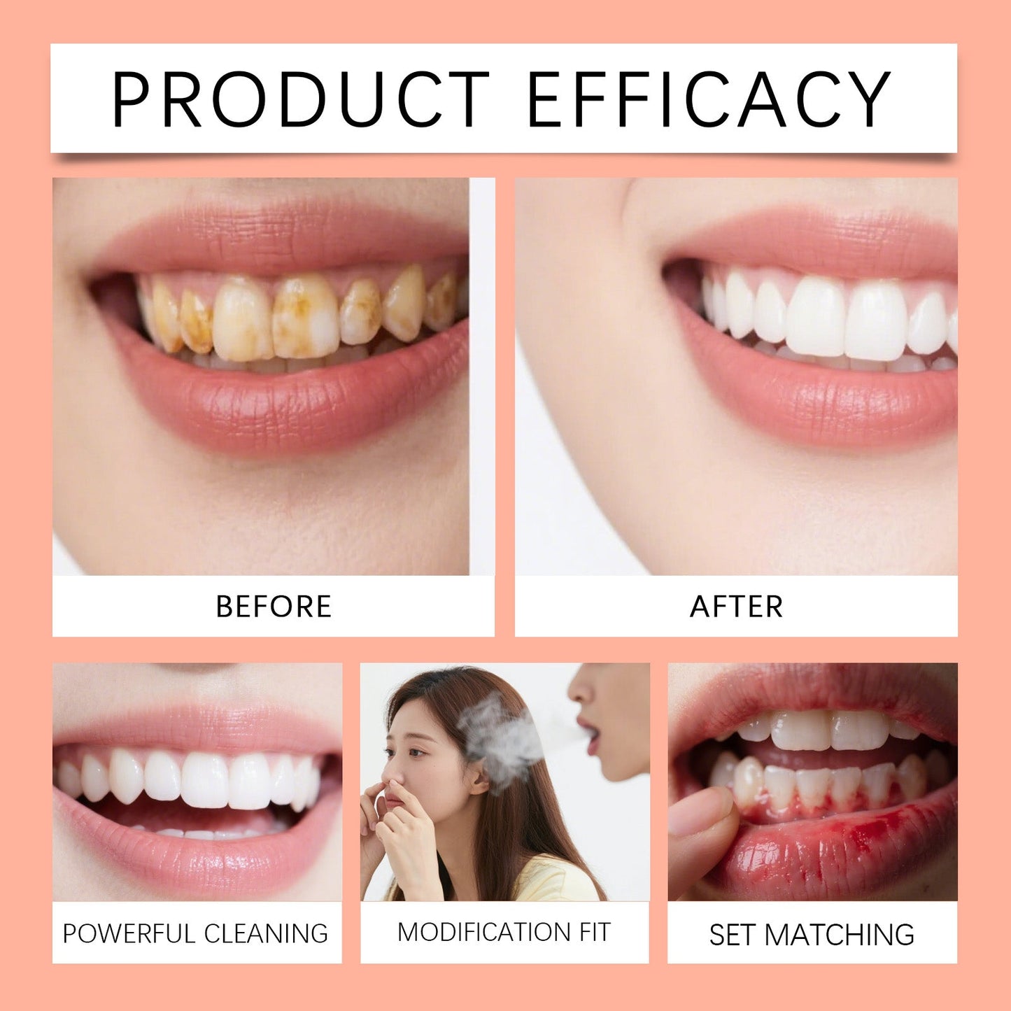 Feimuko Mint mouthwash tablets Gentle teeth cleaning, refreshing mouthwash, portable mouthwash tablets for travel
