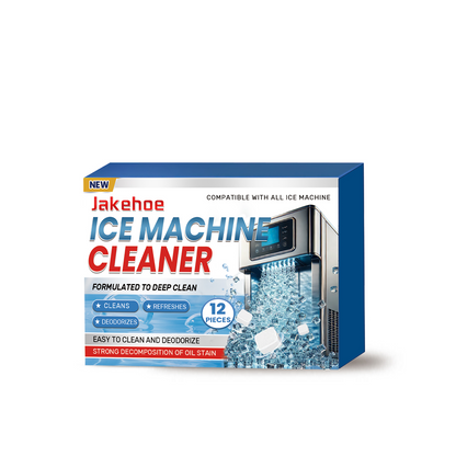 Jakehoe Ice Maker Cleaning Tablets Convenient and gentle household cleaning, descaling, deodorizing, and daily maintenance of ice makers