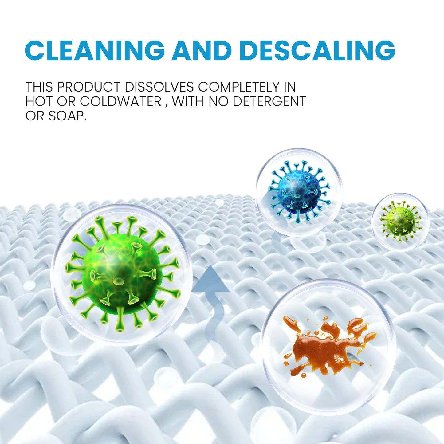 Jue-Fish Laundry tablets Deeply cleans clothes, removes oil stains and dirt, and leaves a long-lasting fragrance - clothing cleaning tablets