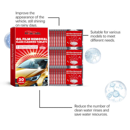 Homonth Car windshield washer fluid tablets Car window rainproof and waterproof anti-fog cleaning liquid tablets