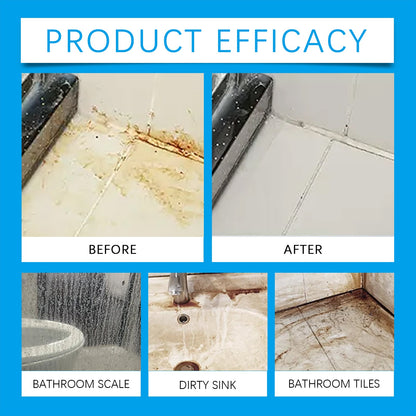 Jue-Fish Bathroom cleaning effervescent tablets Bathroom sink stain remover and fragrance-retaining glass bathtub scale cleaner