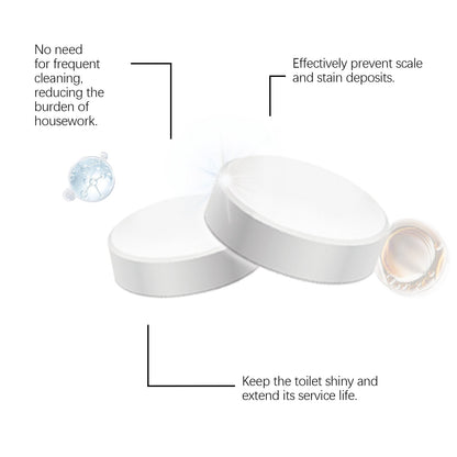 Jakehoe Toilet Cleaner Tablets Descaling and urine stain remover, toilet cleaner, deodorizing toilet decontamination effervescent tablets
