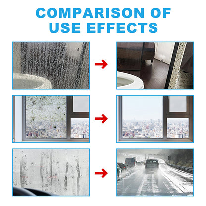 Jakehoe Glass cleaning tablets Car, home, and bathroom mirror cleaner removes water stains, provides clear vision, and prevents fogging