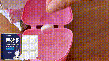 Oralhoe Mouthguard cleaning tablets Care for dentures and braces, oral cleaning, stain removal, cleaning tablets, care