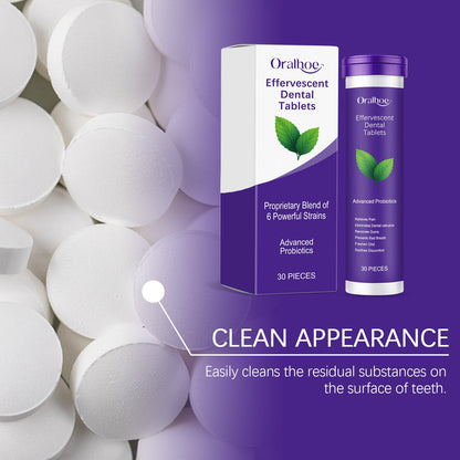 Oralhoe Fresh Breath Toothpaste Tablets Gentle gum protection dental tablets freshen breath, clean the mouth, and polish teeth