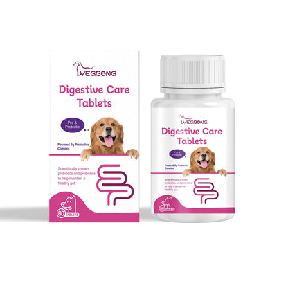 Yegbong Probiotic tablets for dogs Improve intestinal health, balance digestion and absorption, pet nutritional supplements