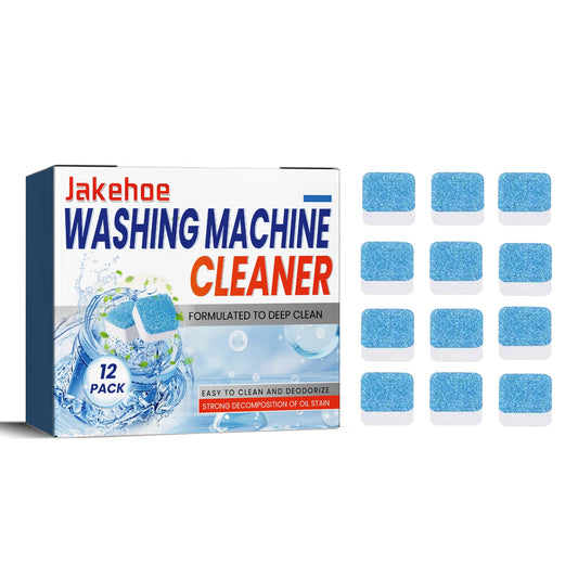 Jakehoe Washing machine cleaning tablets Drum-type washing machine water tank cleaner for removing odors and dirt, deodorizing cleaning tablets