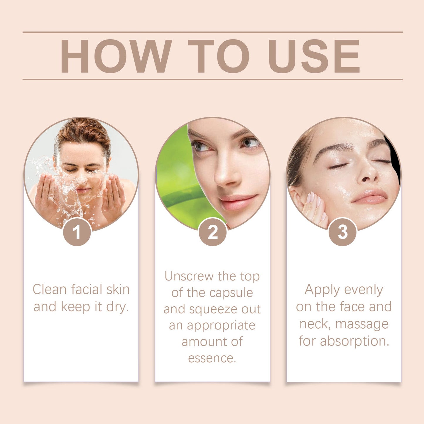 Hoygi Retinol and Bee Venom Facial Capsules Gentle moisturizing facial skin firming and skin texture improving hydrating capsules