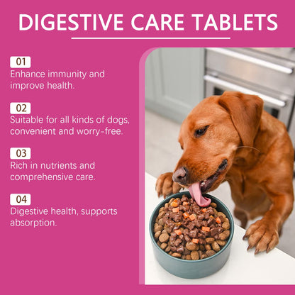 Yegbong Probiotic tablets for dogs Improve intestinal health, balance digestion and absorption, pet nutritional supplements