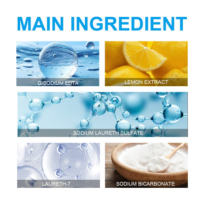 Jakehoe Multi-Surface Cleaning Effervescent Tablets Toilet deodorizer, sink and toilet stain remover, cleaning effervescent tablets