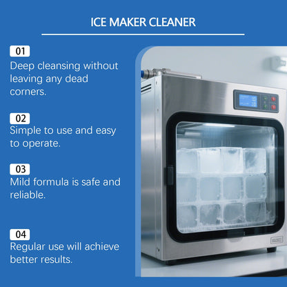 Jue Fish Ice Maker Cleaning Tablets Household Deep Cleaning, Descaling, Deodorizing, and Maintenance Ice Maker Cleaning Tablets