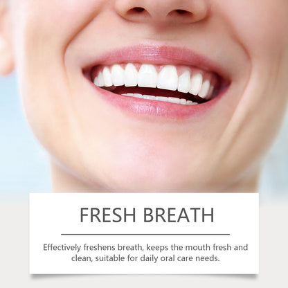 Oralhoe Whitening Toothpaste Tablets Teeth Cleaning Yellow Teeth Tartar Oral Odor Care Portable Cleaning Tablets