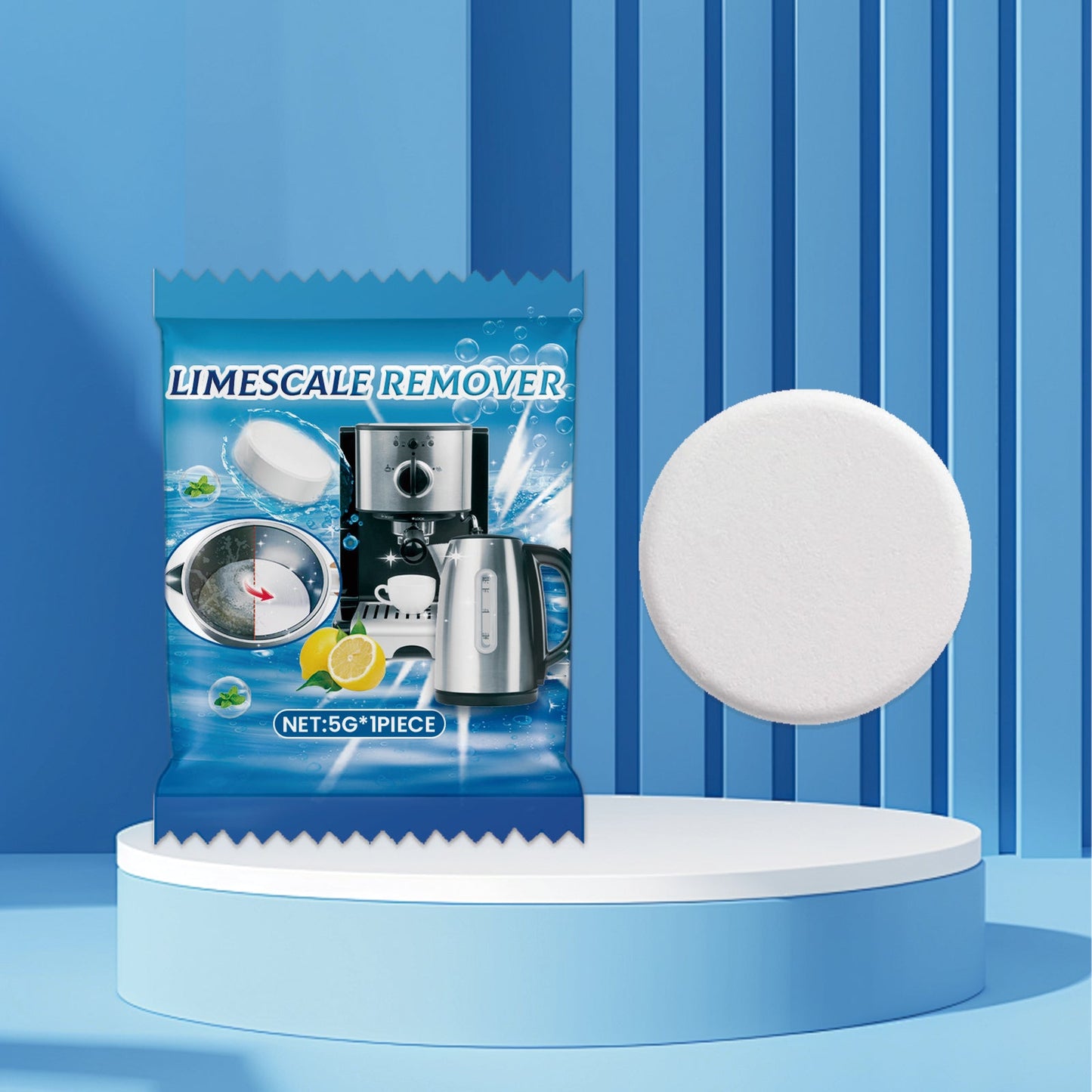 Jakehoe Scale Cleaning Effervescent Tablets Cleaning tablets for removing stubborn stains and scale from kettles and coffee machines