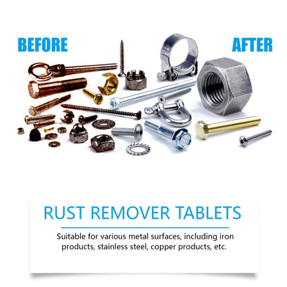 Jakehoe Rust Removal Cleaning Effervescent Tablets Multi-purpose decontamination, metal rust prevention, household cleaning effervescent tablets