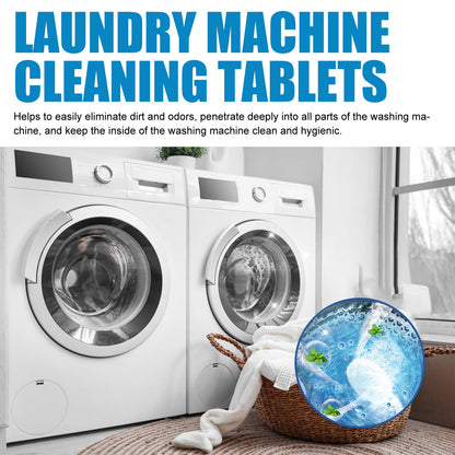 Jakehoe Washing machine effervescent tablets Drum washing machine cleaning tablets for removing dirt, odors, and leaving a fresh scent