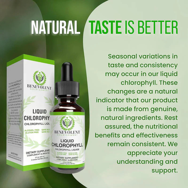 Benevolent Nourishment, Liquid Chlorophyll- Alcohol Free-2 fl oz-Shop
