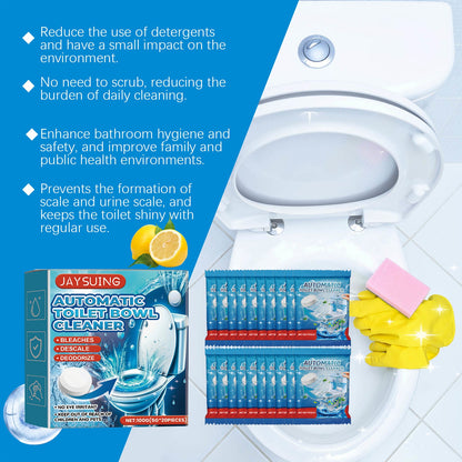 JAYSUING Toilet cleaning tablets Efficient toilet cleaning, stain removal, descaling, and deodorizing toilet cleaning tablets