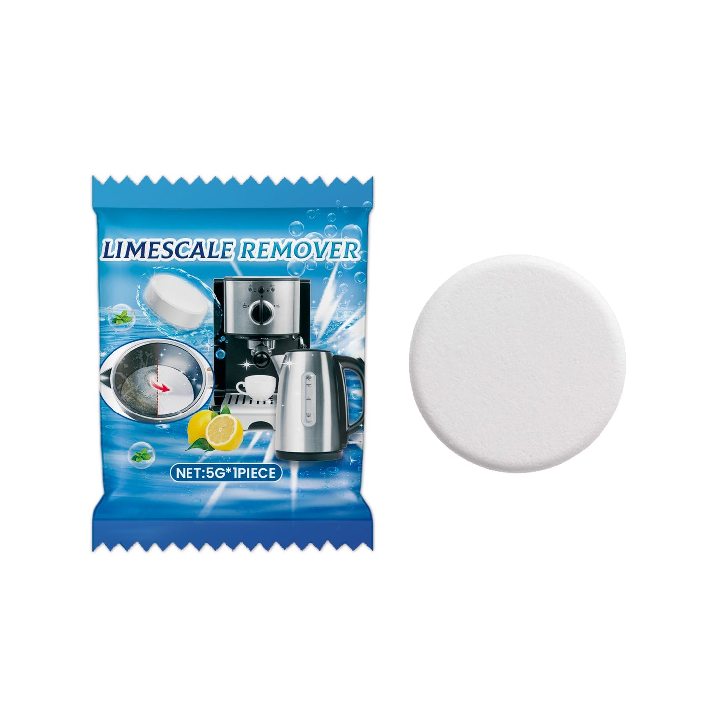 Jakehoe Scale Cleaning Effervescent Tablets Cleaning tablets for removing stubborn stains and scale from kettles and coffee machines