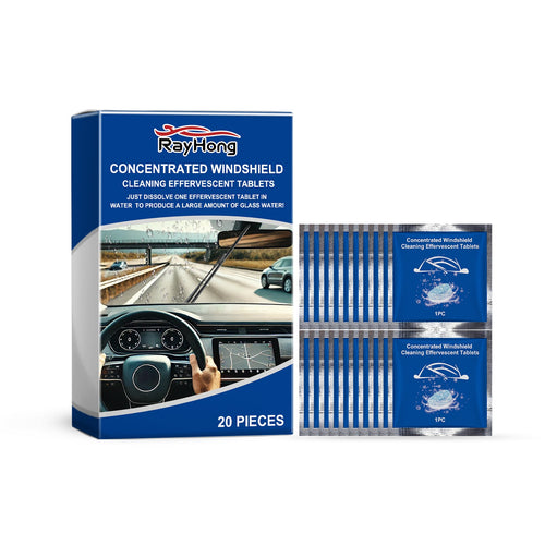 Rayhong Windshield cleaning tablets Car window glass stain and water mark waterproof cleaning effervescent tablets