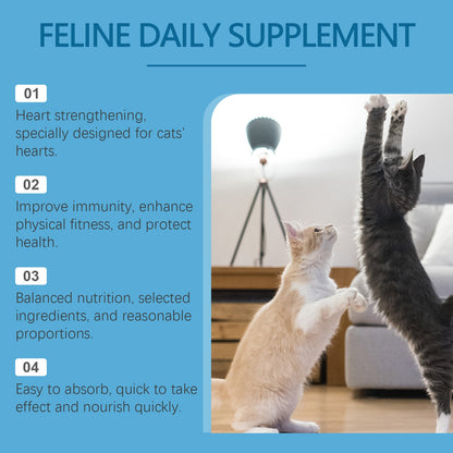 Yegbong Coenzyme tablets for cats Coenzyme specifically designed to protect the health and vitality of cats Q10Absorbent Nutritional Supplement