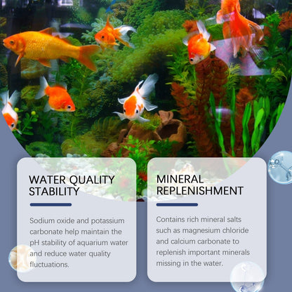 Yegbong Salt tablets for ornamental fish aquariums Aquarium salt, special fish salt for ornamental fish, salt tablets for fish keeping, mineral salt