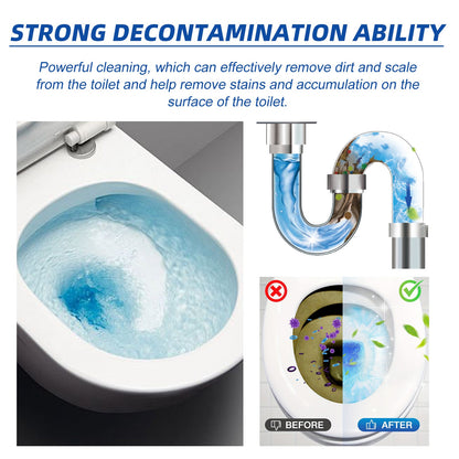 Jakehoe Toilet cleaning tablets（Barrel） Household Bathroom Toilet Deodorizing and Dirt-Removing Cleaning Tablets for Urine Stains
