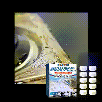 Jue-Fish Kitchen cleaning effervescent tablets Kitchen range hood and stove heavy grease and stain cleaning effervescent tablets