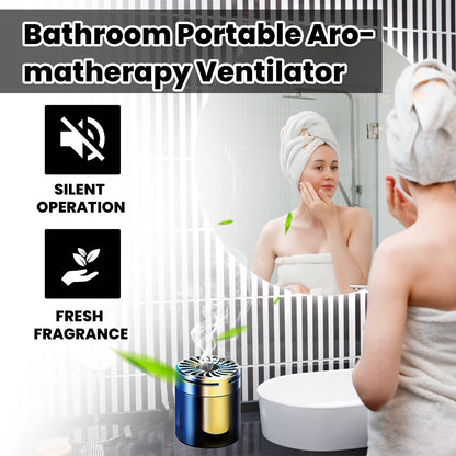 Jue-Fish Portable Bathroom Ventilation Aromatherapy Device Car-mounted aromatherapy deodorizing fragrance ornament for bathroom and bedroom