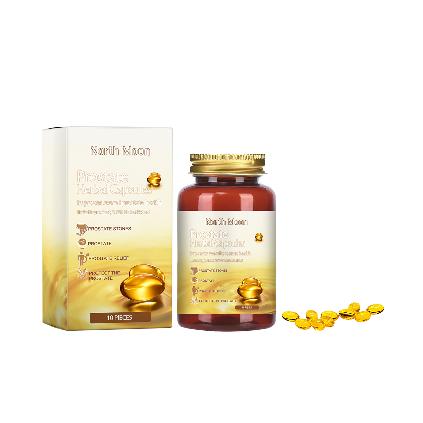 NORTH MOON Qianliekang Relief Capsules Men's body massage care relieves prostate discomfort and enhances vitality