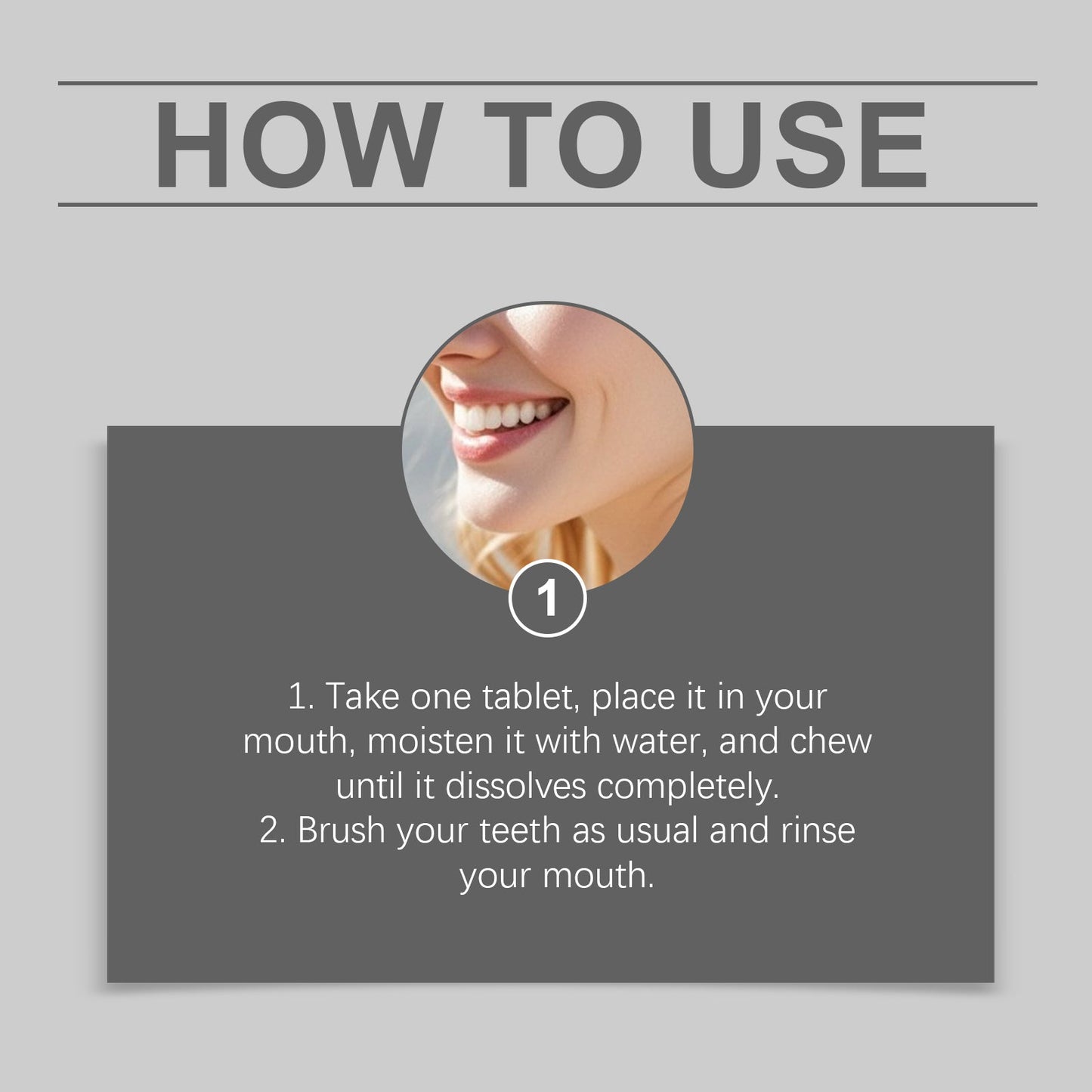 Oralhoe Mint Fresh Mouthwash Tablets Gentle teeth cleaning, fresh breath, portable mouthwash tablets for on-the-go use