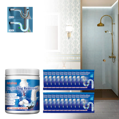 Jakehoe Drain Cleaner Effervescent Tablets Toilet drain unclogging, deodorizing, anti-clogging, dissolving cleaning tablets