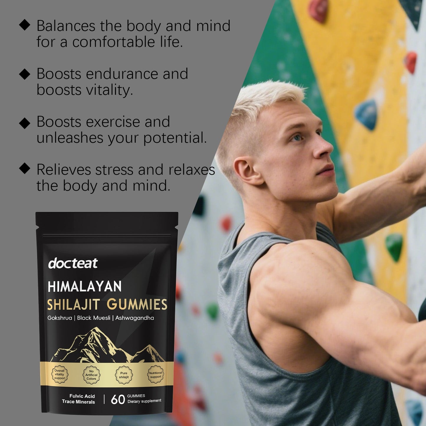 Docteat Xilaizhi Soft Candy Daily care to help boost physical energy and vitality, supporting supplements