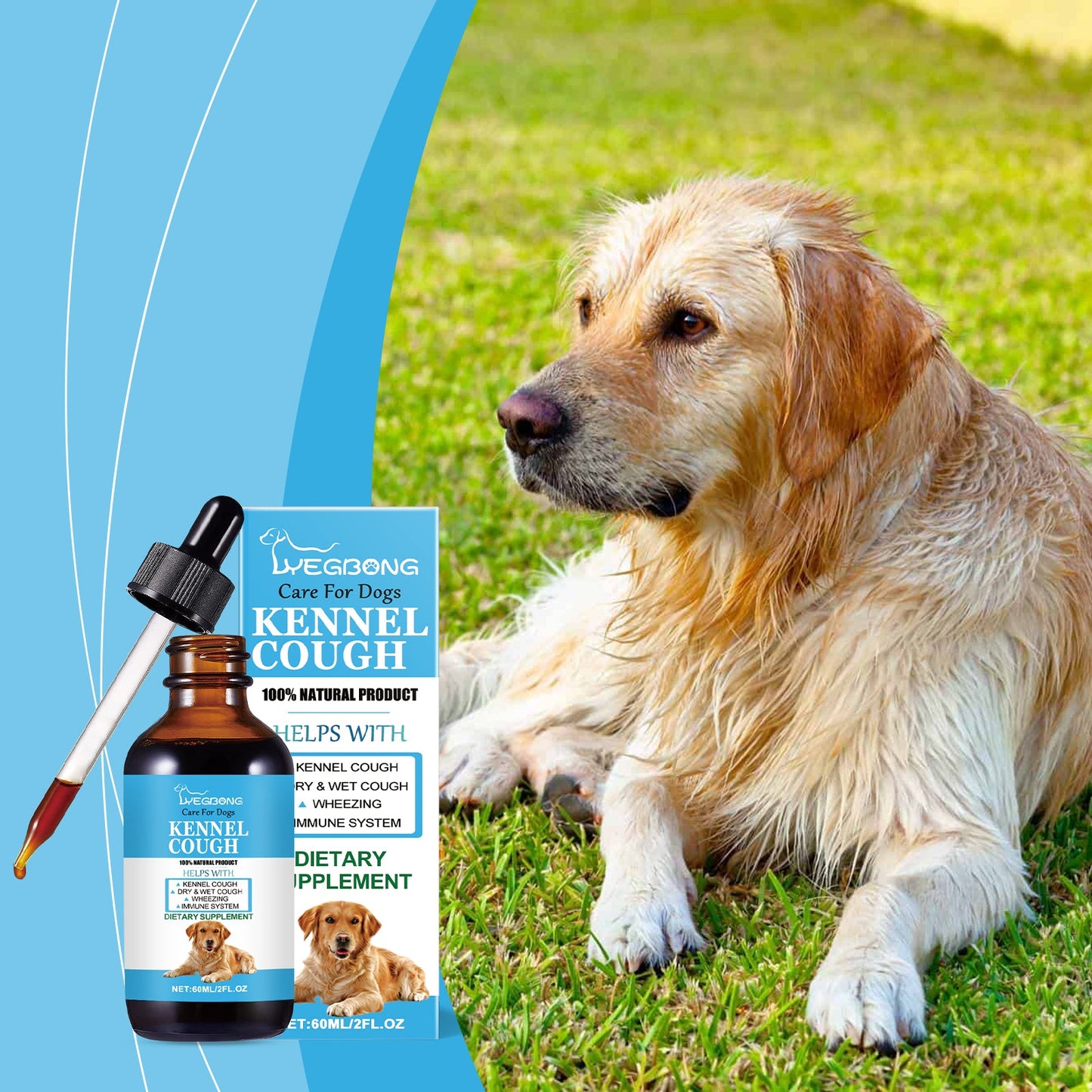 Yegbong Syrup for dogs Special nutritional supplement syrup for pets and dogs to absorb nutrients and protect their health