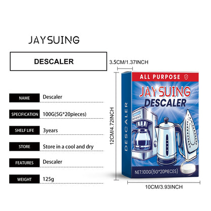 Jaysuing Descaling cleaning tablets Effective stain removal suitable for continuous use in home environment cleaning tablets