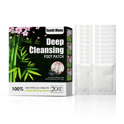 South Moon Natural herbal foot patches for dehumidification and foot massage Relieve physical stress, relax the body and mind, and aid sleep with foot patches