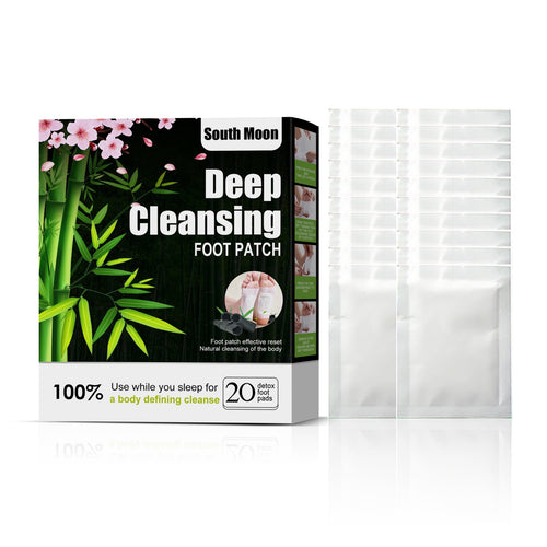 South Moon Natural herbal foot patches for dehumidification and foot massage Relieve physical stress, relax the body and mind, and aid sleep with foot patches