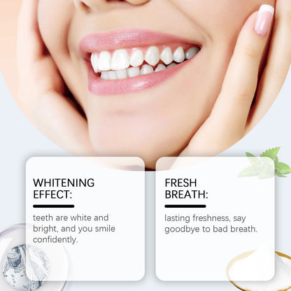 Oralhoe Mint toothpaste tablets Portable cleaning toothpaste tablets for fresh breath, stain removal, and odor elimination
