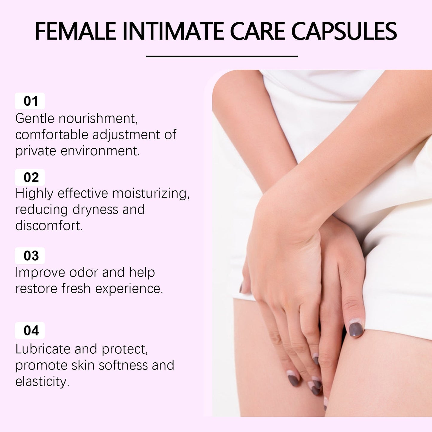 North Moon Women's Body Care Capsules Gentle body care moisturizing daily refreshing comfort capsules